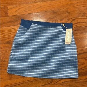 Lilly Pulitzer Blue and White Casual luxletic Skort
